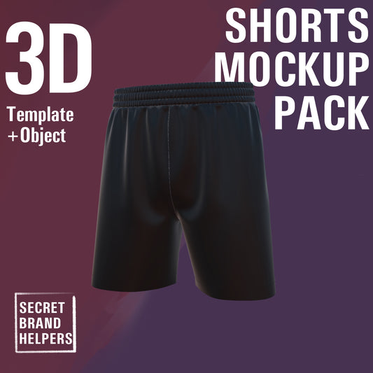 3D SHORTS MOCK-UP