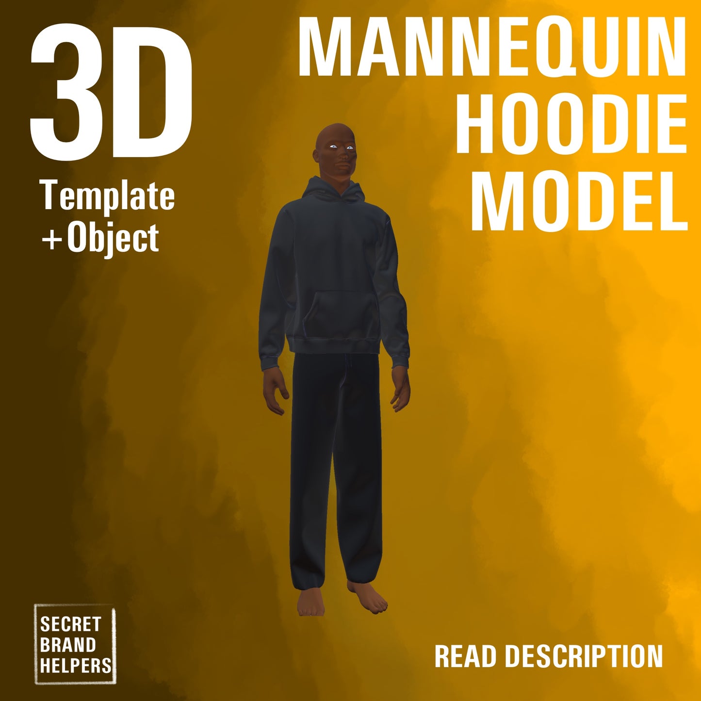 3D MANNEQUIN HOODIE MODEL