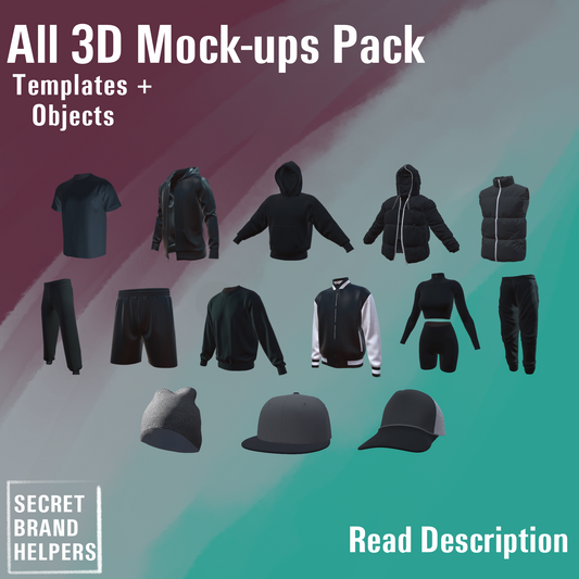 ALL 3D MOCK-UPS PACK