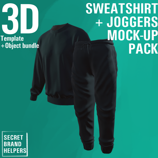 3D TRACKSUIT BUNDLE (SWEATSHIRT + JOGGERS)