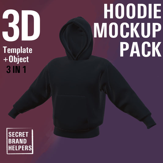 3D HOODIE MOCK-UP