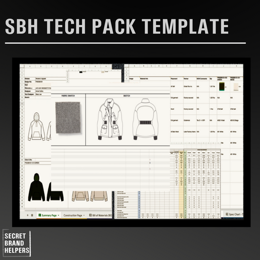 Tech-Pack Template (AI File)