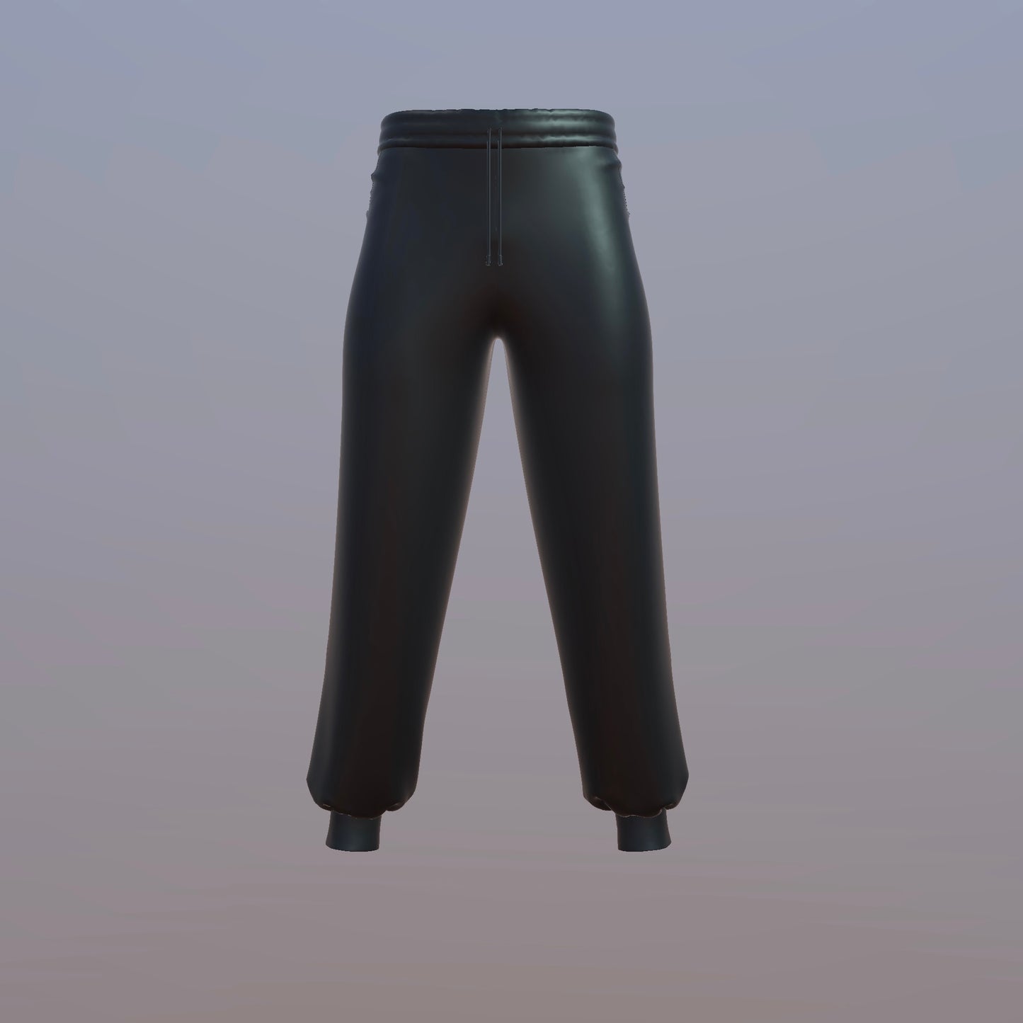 3D CUFFED JOGGERS MOCK-UP