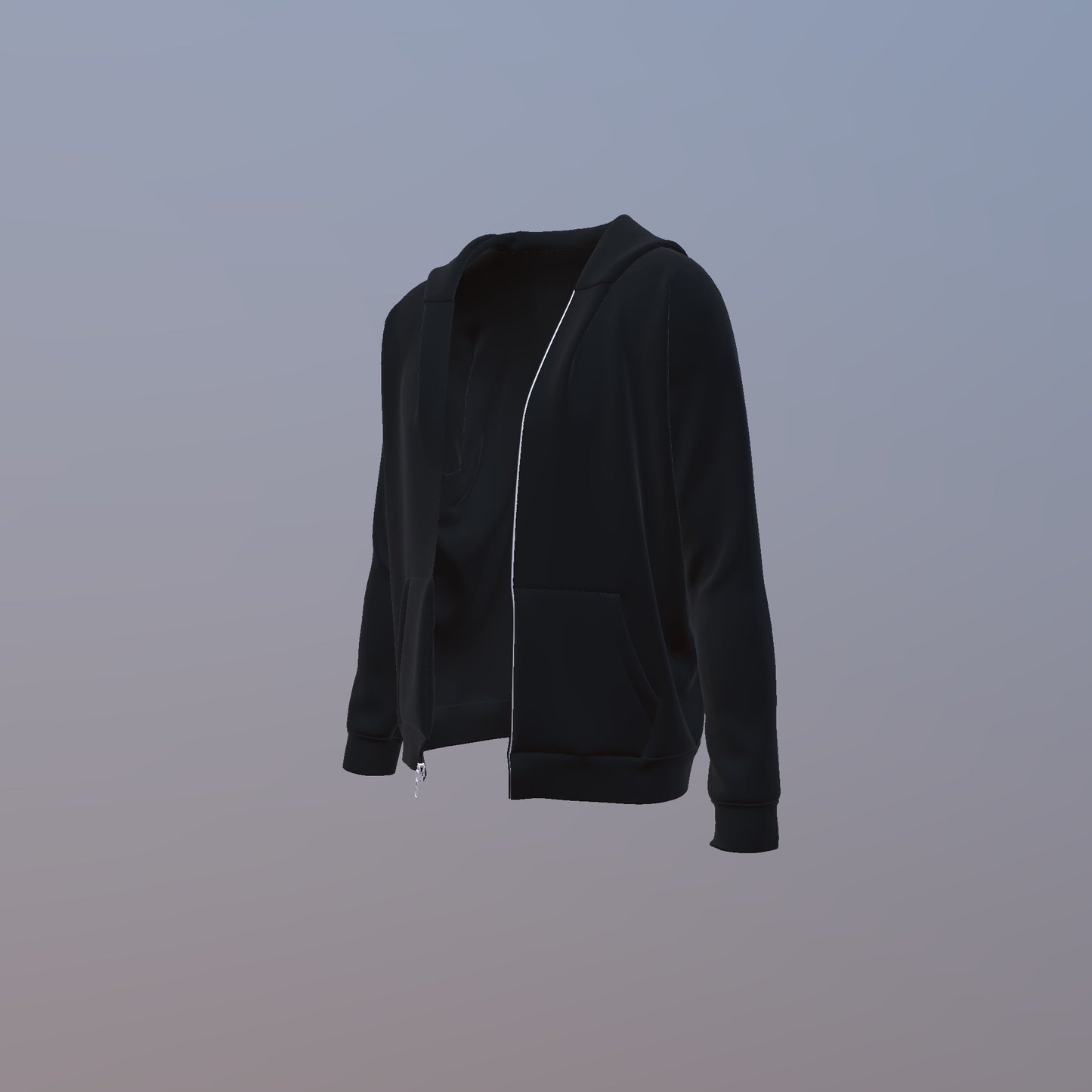 3D ZIP-UP MOCK-UP