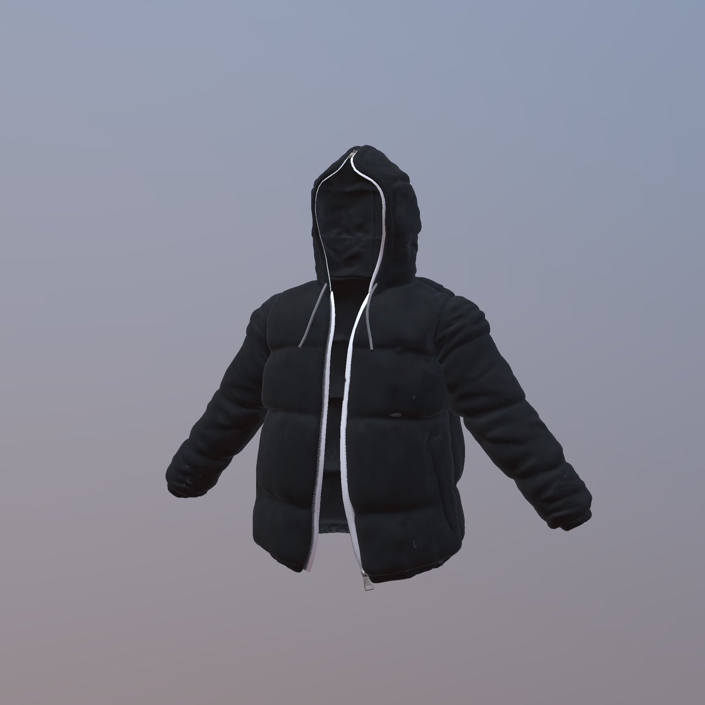 3D PUFFER COAT MOCK-UP